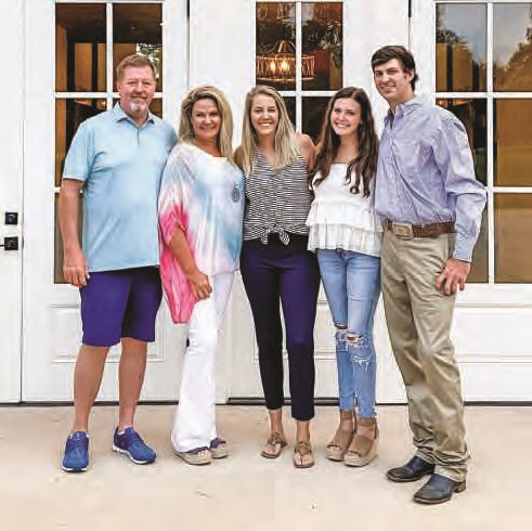 With a busy activity and event schedule at Auburn Oaks Farm, all of the Rabrens do their share. From left are Mike, Tina, Ali, Star and Austin.